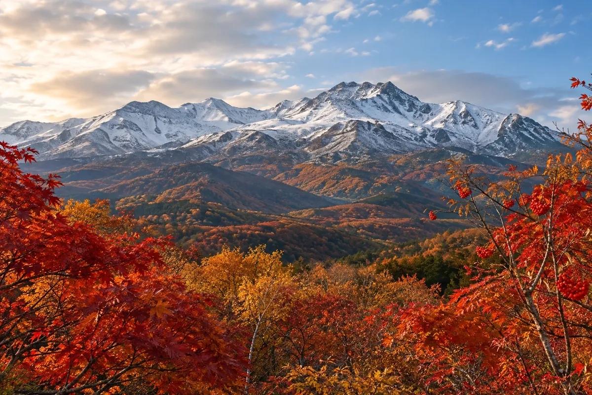 那須の紅葉と雪景色、新緑。那須にいなければ気づかなかった季節の変化。